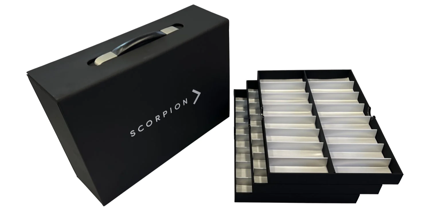 Scorpion Eyewear case for 48 pcs.