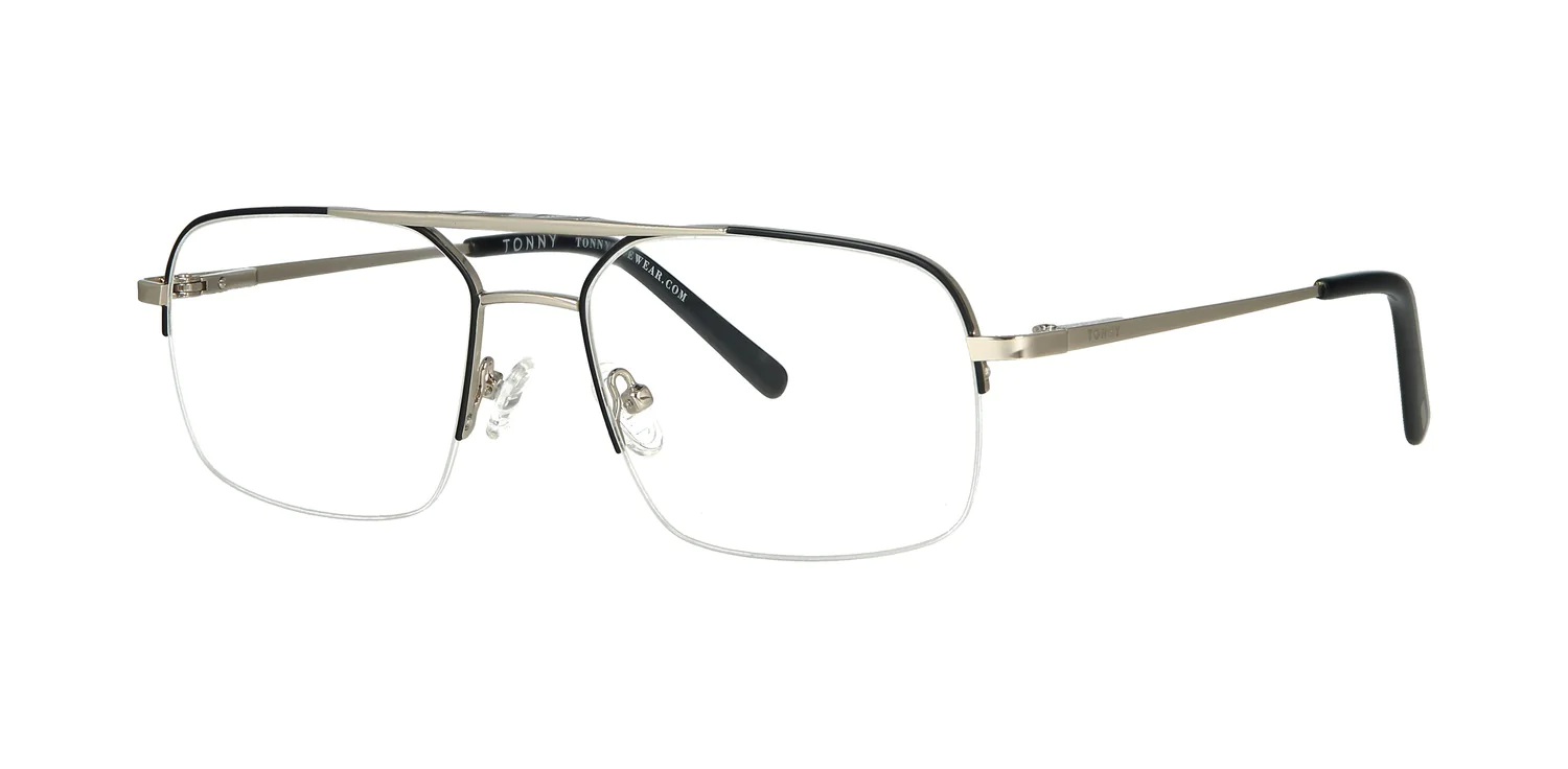 Optical frame with clip-on TONNY 0039BC2
