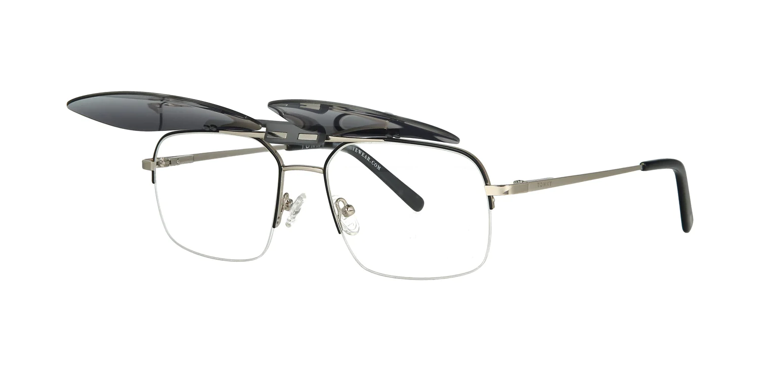 Optical frame with clip-on TONNY 0039BC2