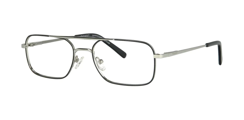 Optical frame with clip-on TONNY 0040BC1