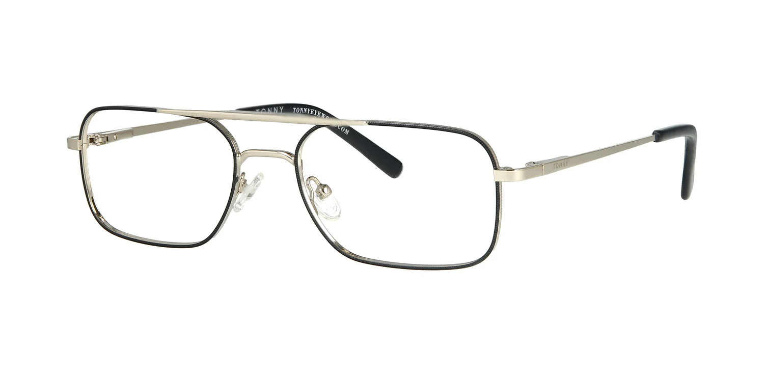 Optical frame with clip-on TONNY 0040BC2