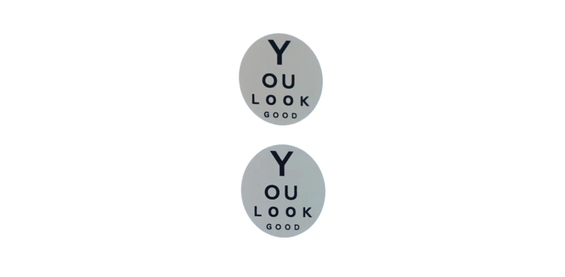 You Look Good Sticker 5cm