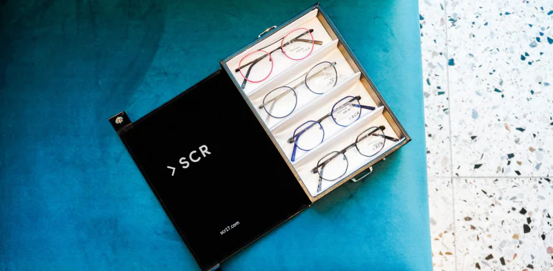 Tray for 4 SCR glasses