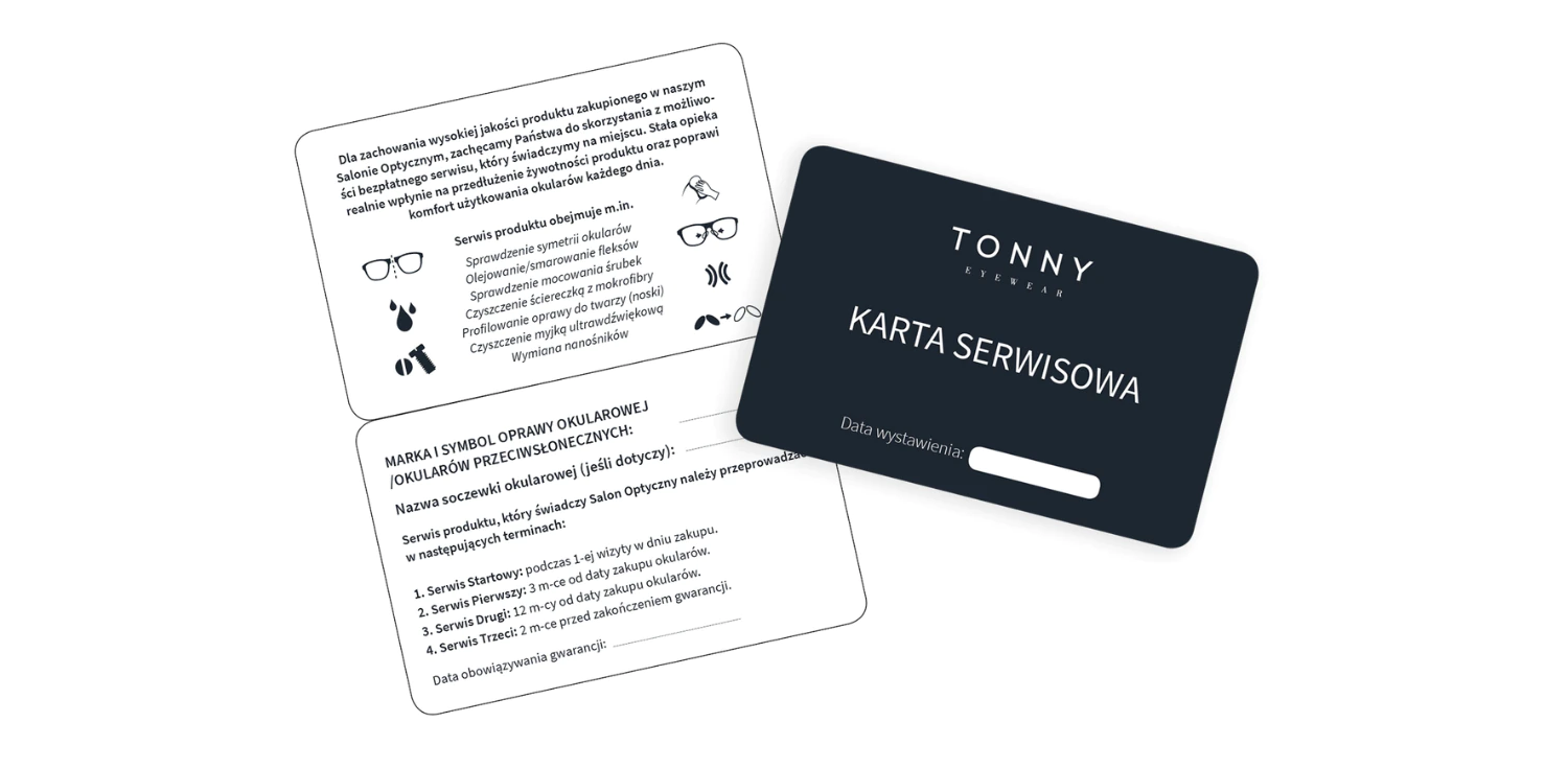 TONNY Service Card (Polish)