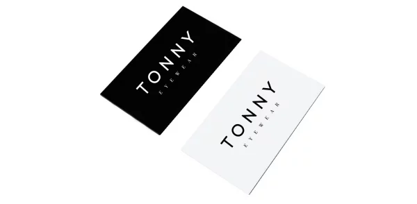 TONNY Eyewear Plexiglass Sign