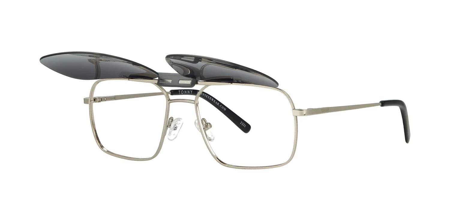 Optical frame with clip-on TONNY 0039C4