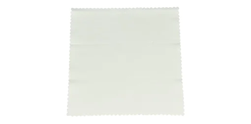 White Microfiber Cleaning Cloth for Eyewear (small)