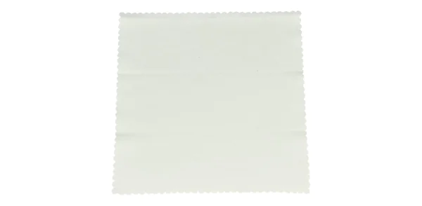 White Microfiber Cleaning Cloth for Eyewear (small)