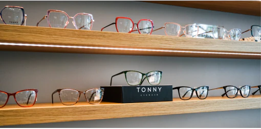 Black display 1/3 for glasses (5cm)