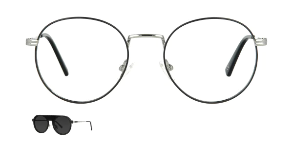 Optical frame with clip-on TONNY 48359C2-CL1