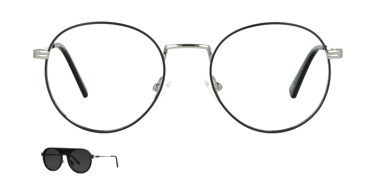 Optical frame with clip-on...