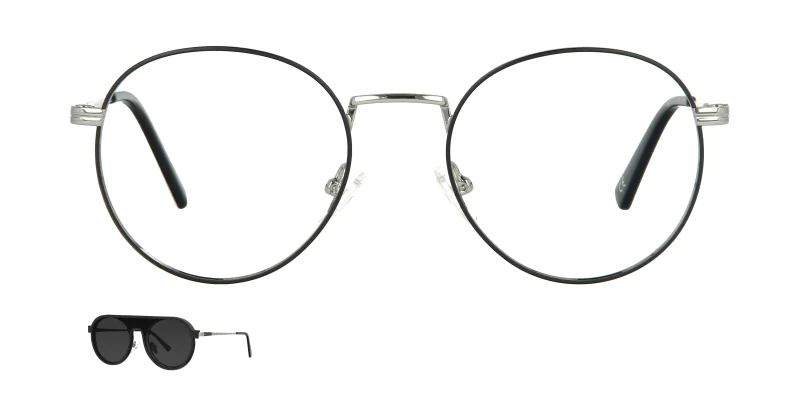 Optical frame with clip-on TONNY 48359C2-CL1