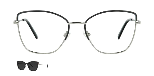 Optical frame with clip-on TONNY 48361C3-CL1
