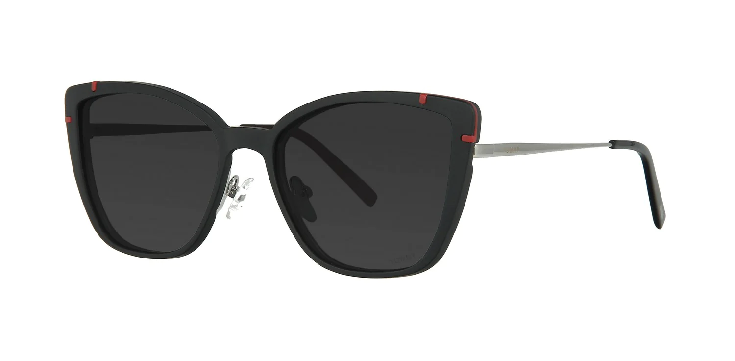 Optical frame with clip-on TONNY 48361C3-CL1