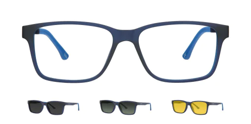 Optical frame with clip-on TONNY 48364C2-CL3