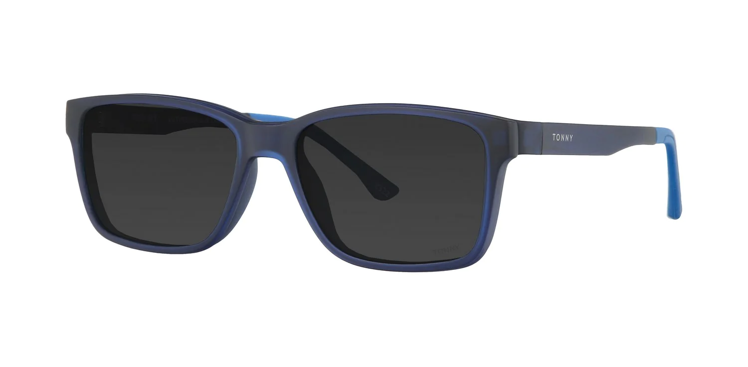 Optical frame with clip-on TONNY 48364C2-CL3