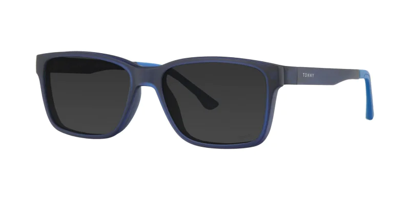 Optical frame with clip-on TONNY 48364C2-CL3