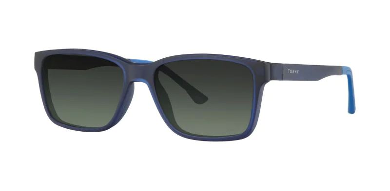 Optical frame with clip-on TONNY 48364C2-CL3