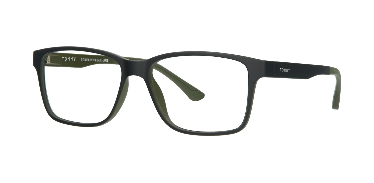 Optical frame with clip-on TONNY 48364C3-CL3