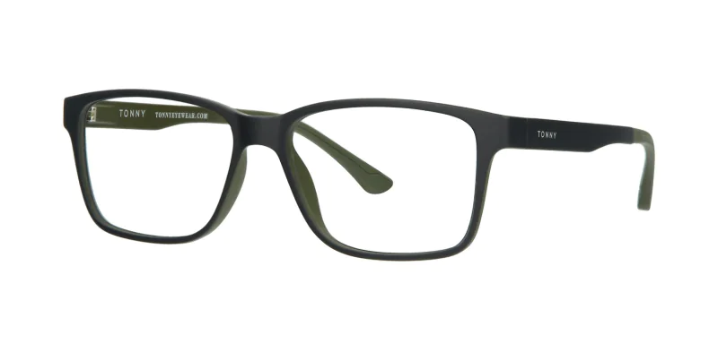 Optical frame with clip-on TONNY 48364C3-CL3