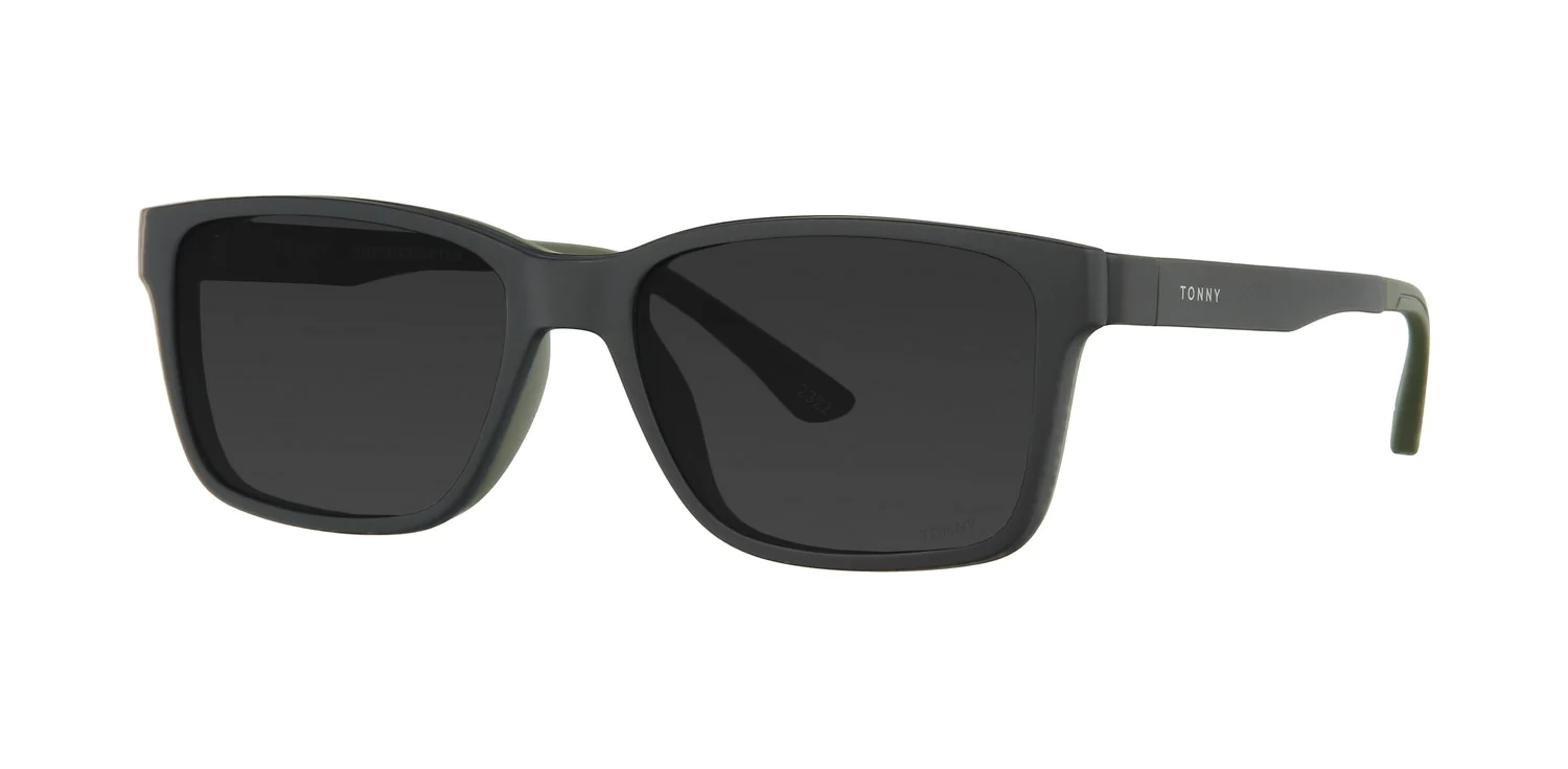 Optical frame with clip-on TONNY 48364C3-CL3