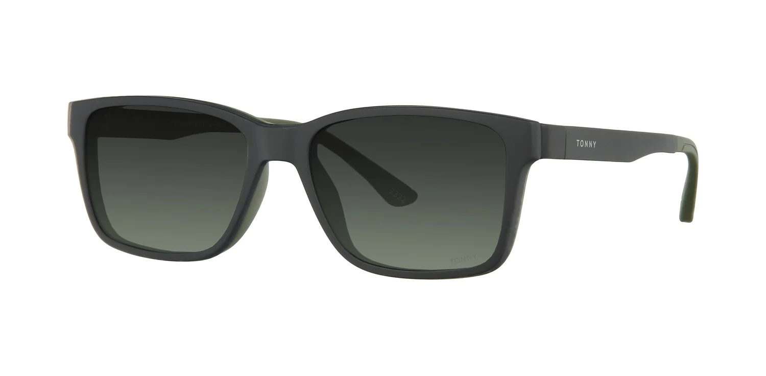 Optical frame with clip-on TONNY 48364C3-CL3