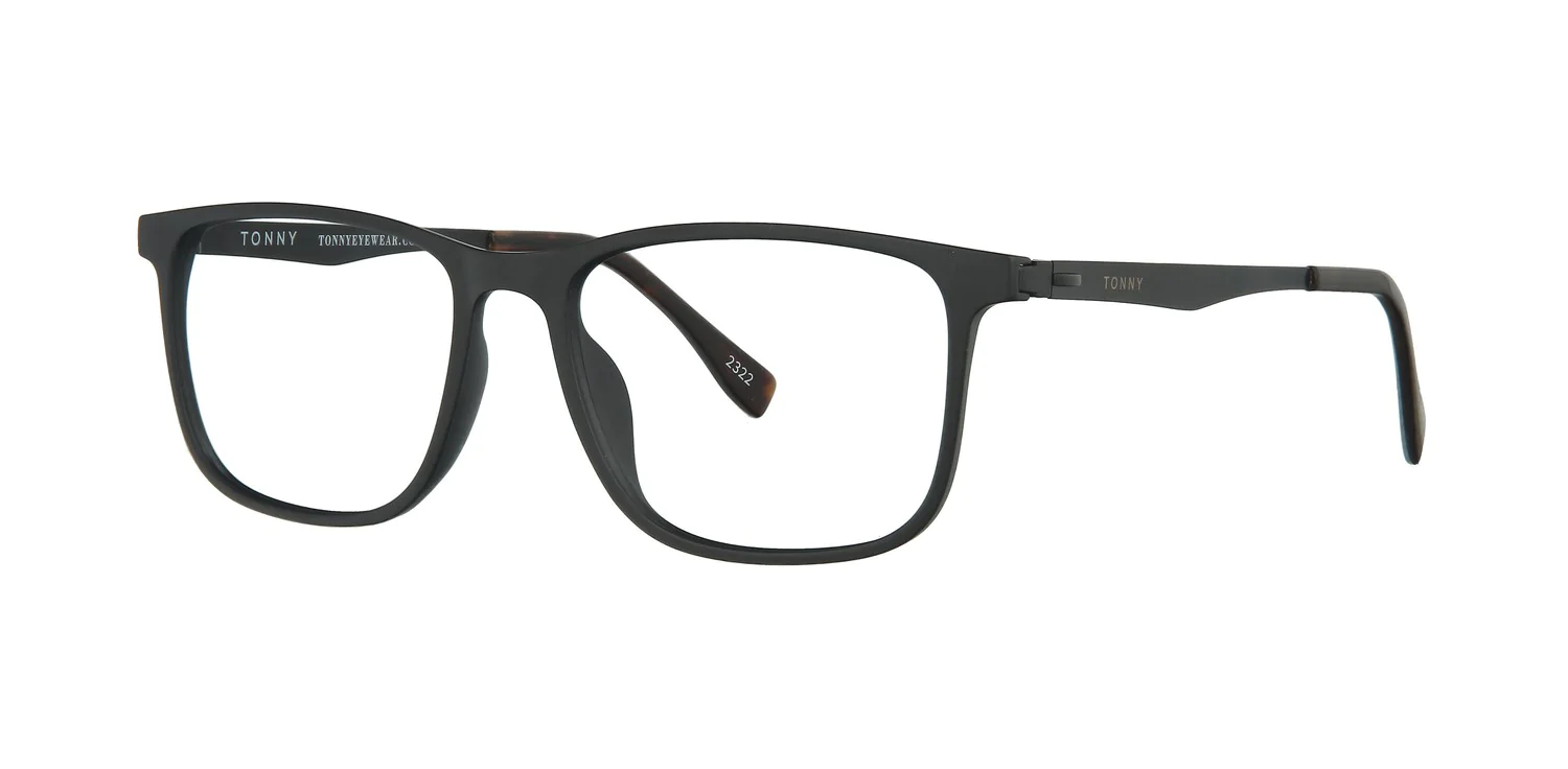Optical frame with clip-on TONNY 48365C1-CL3