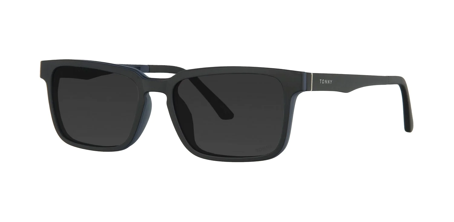 Optical frame with clip-on TONNY 48366C1-CL3