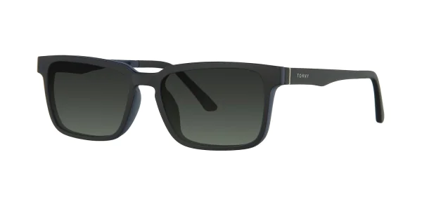 Optical frame with clip-on TONNY 48366C1-CL3