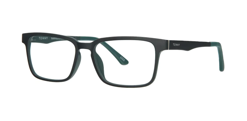 Optical frame with clip-on TONNY 48366C2-CL3