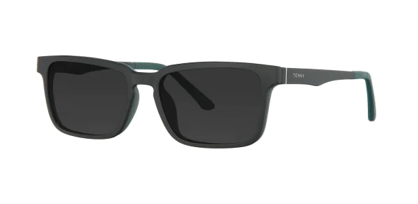 Optical frame with clip-on TONNY 48366C2-CL3