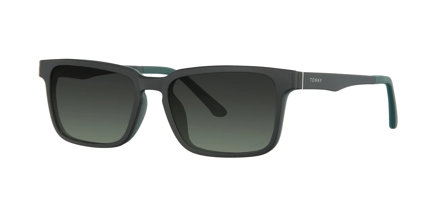 Optical frame with clip-on TONNY 48366C2-CL3