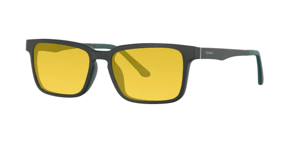 Optical frame with clip-on TONNY 48366C2-CL3