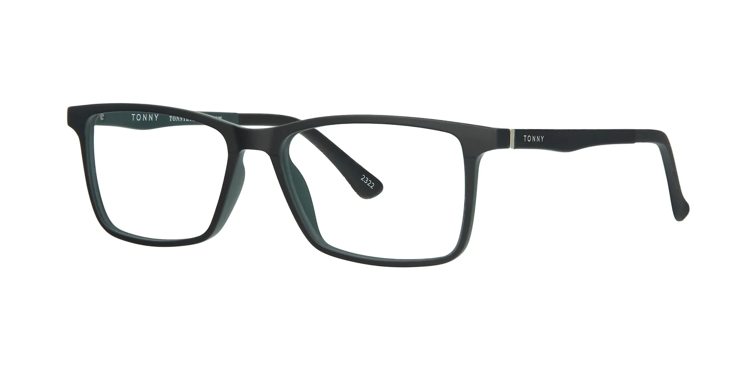 Optical frame with clip-on TONNY 48368C3-CL3
