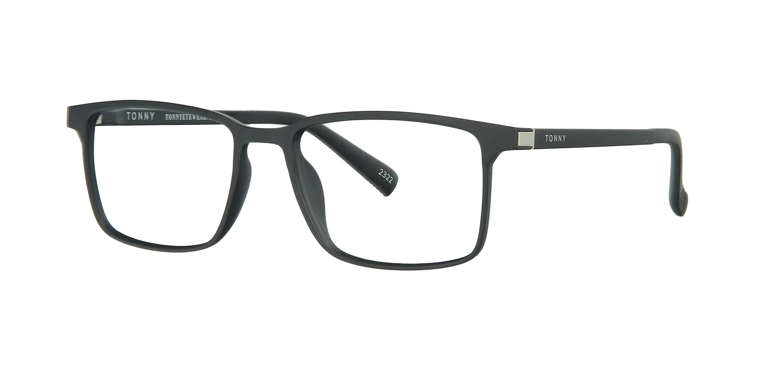 Optical frame with clip-on TONNY 48369C1-CL3