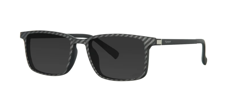 Optical frame with clip-on TONNY 48369C1-CL3