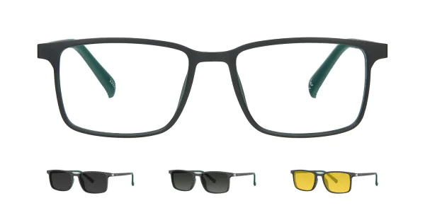 Optical frame with clip-on TONNY 48369C2-CL3