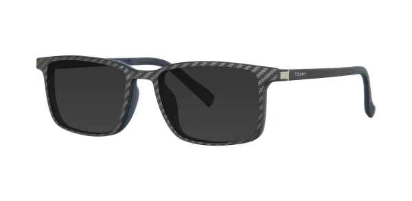 Optical frame with clip-on TONNY 48369C3-CL3