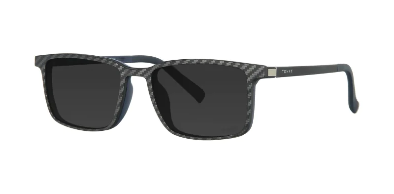 Optical frame with clip-on TONNY 48369C3-CL3