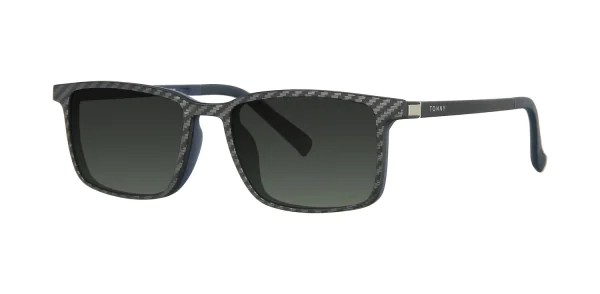 Optical frame with clip-on TONNY 48369C3-CL3