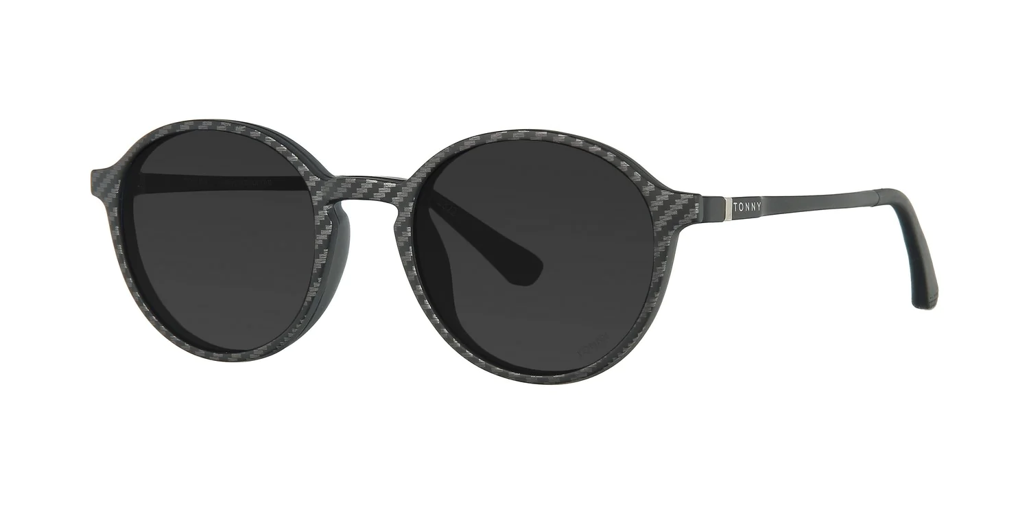 Optical frame with clip-on TONNY 48371C1-CL3