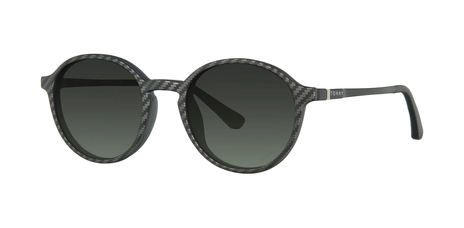 Optical frame with clip-on TONNY 48371C1-CL3