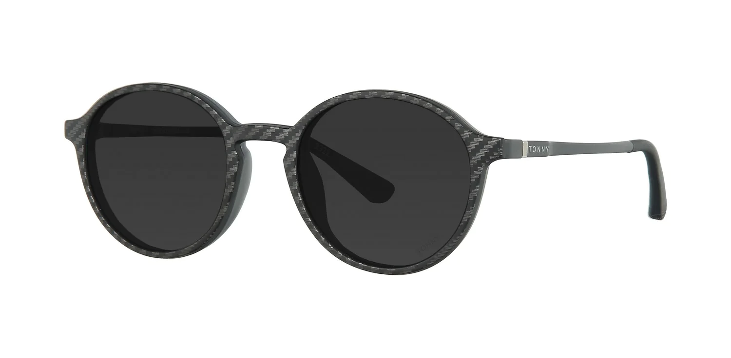 Optical frame with clip-on TONNY 48371C3-CL3