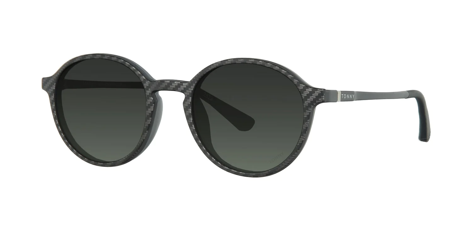 Optical frame with clip-on TONNY 48371C3-CL3