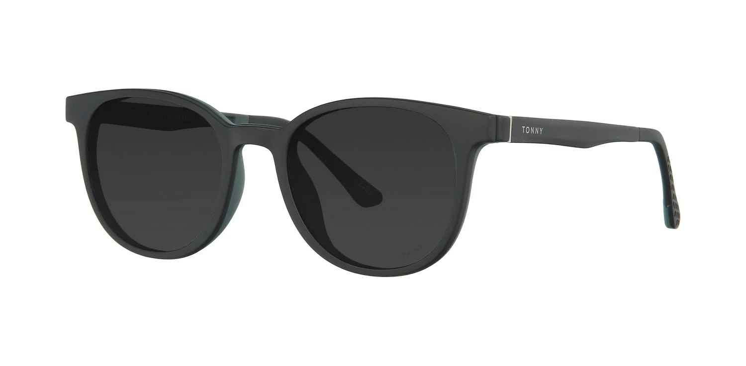 Optical frame with clip-on TONNY 48372C1-CL3