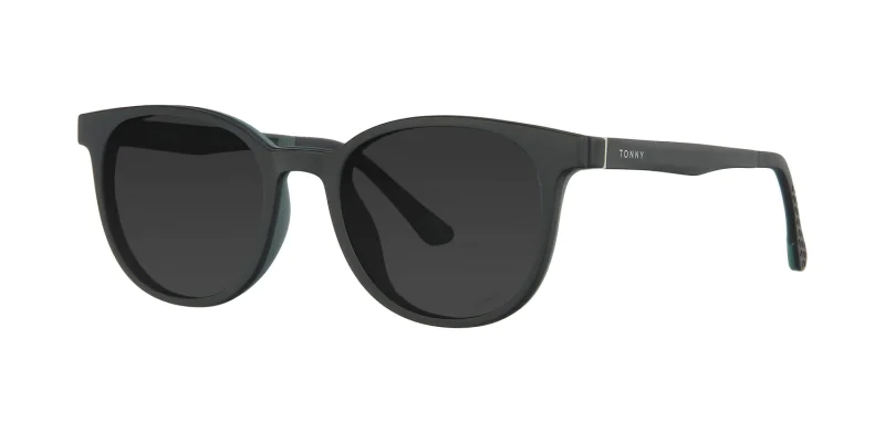 Optical frame with clip-on TONNY 48372C1-CL3