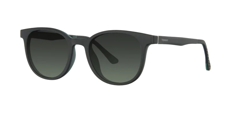 Optical frame with clip-on TONNY 48372C1-CL3