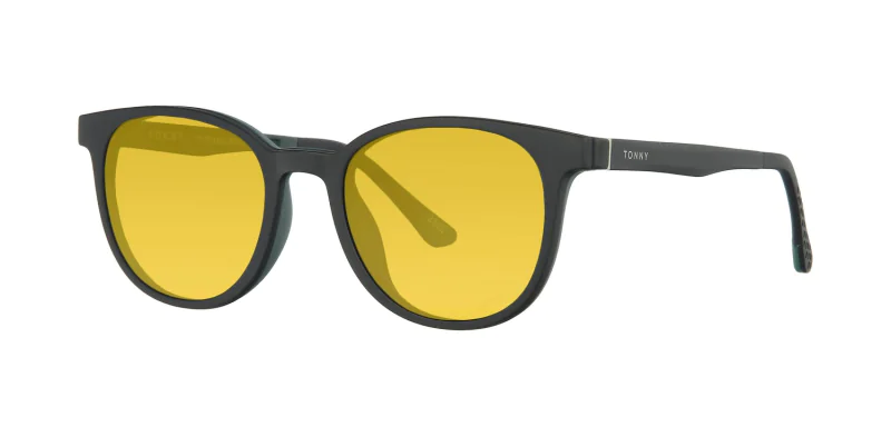 Optical frame with clip-on TONNY 48372C1-CL3
