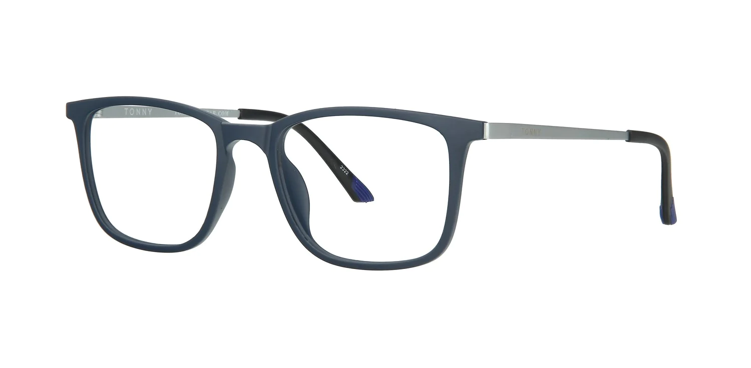 Optical frame with clip-on TONNY 48373C1-CL1