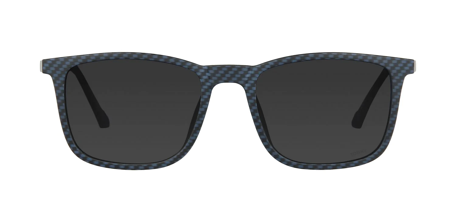 Optical frame with clip-on TONNY 48373C1-CL1